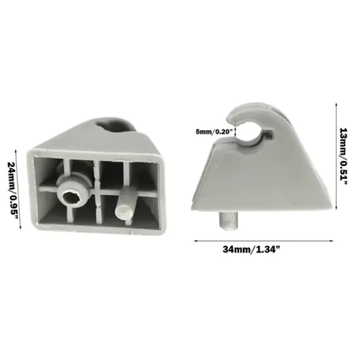 2pz Clip Fissaggio Parasole Visiera per Opel Astra F Corsa