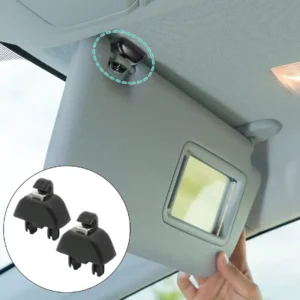 Clip Gancio Nero Parasole Visiera per A6 C6 Passat Skoda