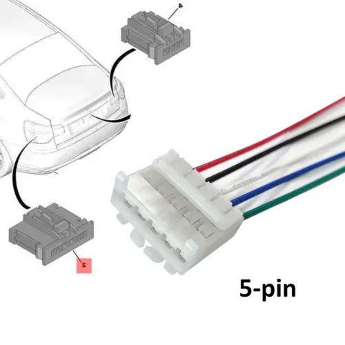 1pz Connettore Cavo Spina Fanale Fiat Punto Panda 51277277