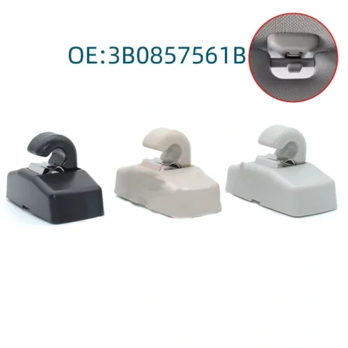 1pz Clip Visiera Parasole Grigia Bora Golf 4 A4 Passat Polo