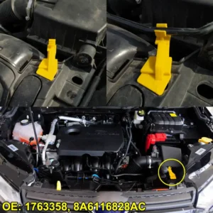 Clip Asta Fermo Cofano Motore 8A6116828AB per Fiesta Transit