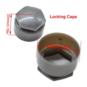 24Pzi Dadi Tappi di Copertura 25mm Ruota per Audi A1 A2 A3 A4 A5 A6 A7 A8