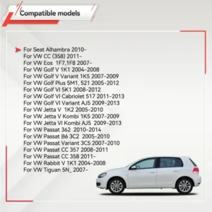 Manopola Interruttore Specchietto Laterale 1K0959565K per Jetta 5 Golf 5 6 Seat