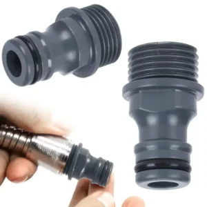 2PZi Connettore Adattatore Rubinetto in ABS da Â½ Antigoccia con Filettatura