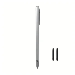 Penna Touch per Tablet Ricaricabile Nera Android iOS Smartphone Tablet 2 Punte