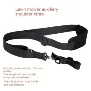 Cintura Supporto Schiena in Tessuto Resistente per Tagliaerba Clip Metallo