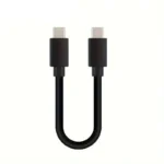 Cavo di Ricarica Rapida da USB-C a USB-C 30cm Cavo Dati in PVC Resistente