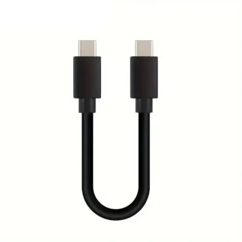 Cavo di Ricarica Rapida da USB-C a USB-C 30cm Cavo Dati in PVC Resistente