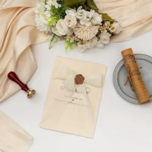 Set 3 Rotoli Nastri di Chiffon Bianco 13.7mt per Nozze Bouquet e Matrimonio