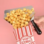 50 Confezioni Sacchetti Pop Corn Rosso e Bianco Strisce Cinema Feste Matrimoni