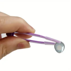 Set 2Pz con Astuccio Pinzetta e Punta Morbida per Lenti a Contatto Rosa Lentine