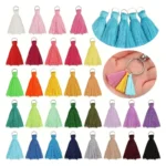 Set 50Pz Mini Nappe Nappine Colorate per Gioielli Ciondoli Fai da Te 3.5cm