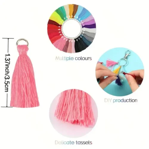 Set 50Pz Mini Nappe Nappine Colorate per Gioielli Ciondoli Fai da Te 3.5cm