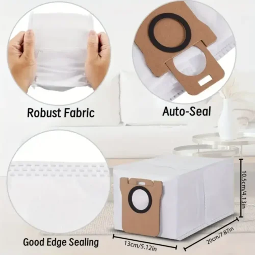 Set 5Pz Sacchetti Compatibili per Xiaomi X20+ X10+ Dreame L10 L10s Ultra