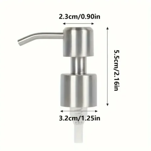 Testa Pompa Dispenser Sapone in Acciaio Inossidabile 304 Manuale Ergonomica