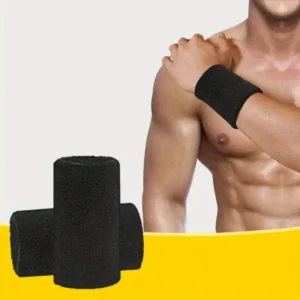 1Pz Bracciale Asciugamani Sportivo Sudore per Tennis Padel Basket Pallavolo