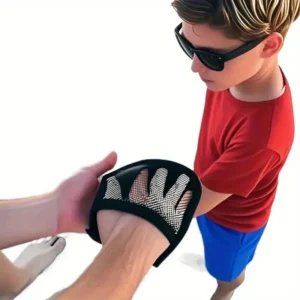 Guanto Spazzola Rimuovi Sabbia da Asciugamano Rimozione Rapida Blue