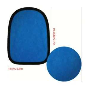 Guanto Spazzola Rimuovi Sabbia da Asciugamano Rimozione Rapida Blue