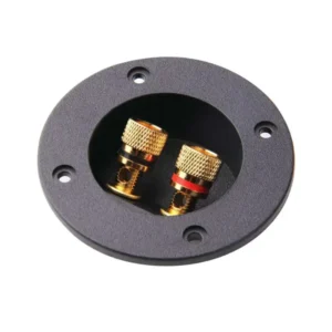 Connettore Subwoofer Altoparlante 2 Vie Connettore a Molla Rotondi Stereo