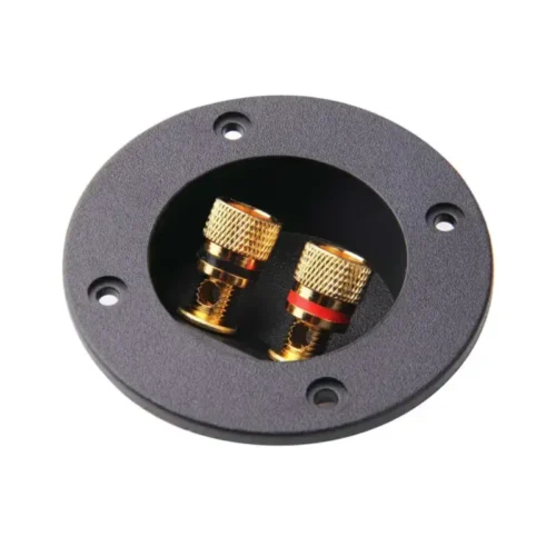 Connettore Subwoofer Altoparlante 2 Vie Connettore a Molla Rotondi Stereo