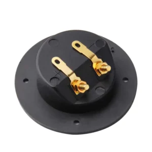 Connettore Subwoofer Altoparlante 2 Vie Connettore a Molla Rotondi Stereo