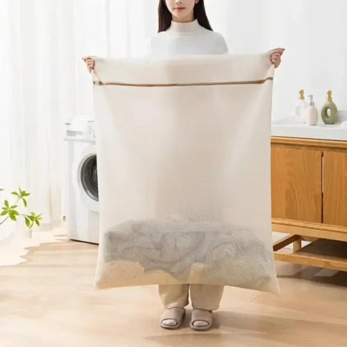 Sacchetto Borsa per Lavatrice Lavanderia 60x80cm Lavare Asciugare Abiti Robuste