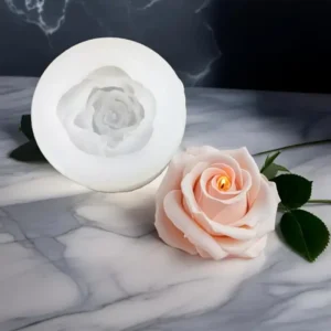 Stampo in Silicone per Sapone Candele o Gesso a Forma di Rosa Petali