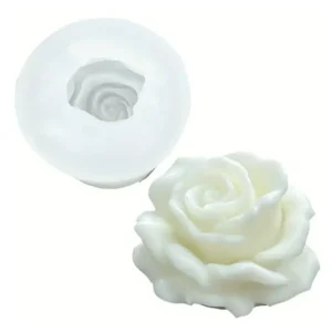 Stampo in Silicone per Sapone Candele o Gesso a Forma di Rosa Petali