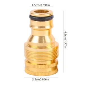 Connettore Rapido Rubinetto Adattatore Miscelatore M22/M24 Giardino Filettato