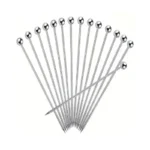 7Pzi Spiedini da Cocktail in Acciaio Inox Stuzzicadenti Riutilizzabili Martini