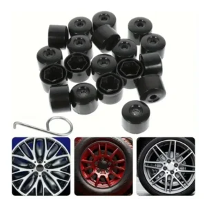 Coprimozzi Bulloni Ruota 20Pzi 17mm in ABS Plastica Durevole per Volkswagen