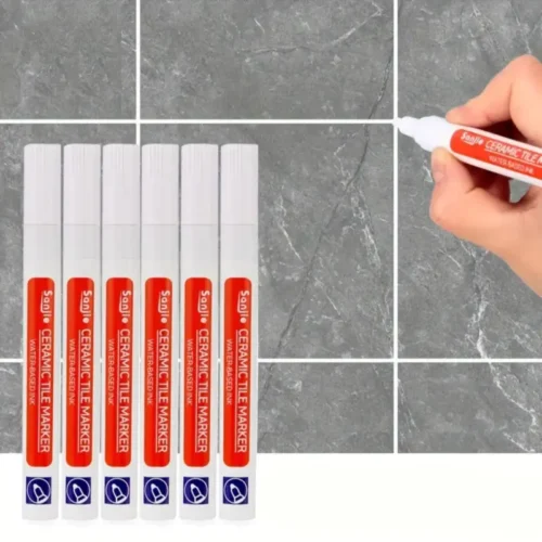 2 Penne Impermeabili Fughe Piastrelle Asciugatura Rapida Bianco Cucina Bagno