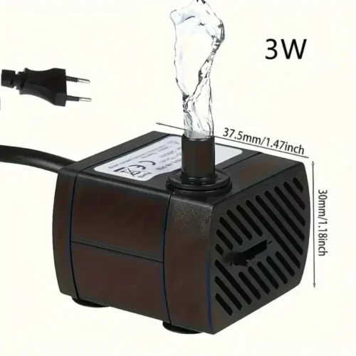 Pompa di Ricambio per Fontana Gatti 3W Ultra Silenziosa Sommergibile 200L/H