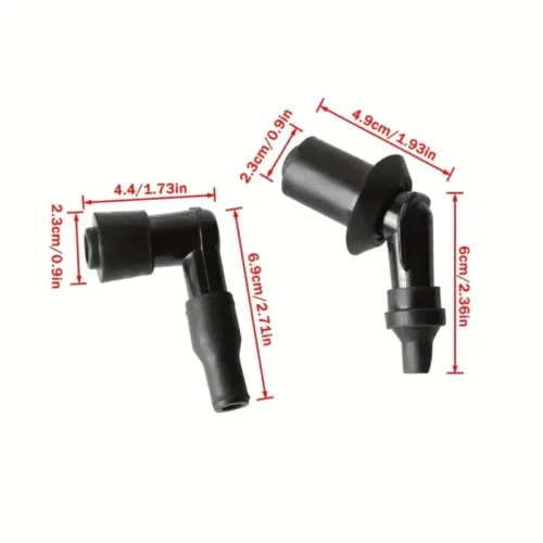 1Pz Cappuccio per Candele Gomma Resistente per Scooter ATV Cross 50-150cc