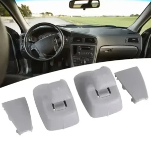 Set 2Pzi Clip Parasole Grigi 95994975 per Cruze Sonic Spark in ABS