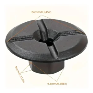 25Pz Dadi in Plastica da 4mm per Mercedes Arco Ruota W201 W124 Paraurti