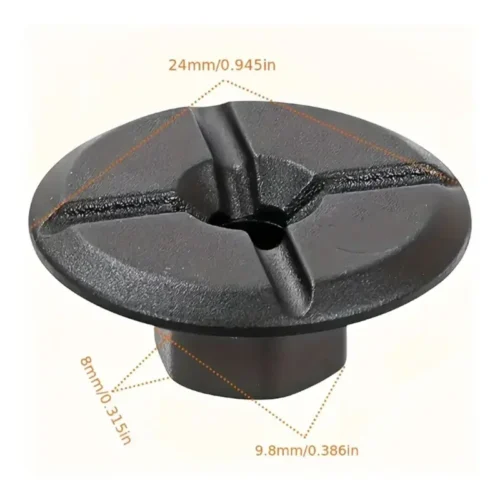 25Pz Dadi in Plastica da 4mm per Mercedes Arco Ruota W201 W124 Paraurti