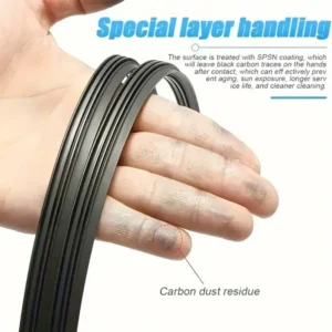 2Pzi Strisce in Gomma Tergicristalli Spazzole Auto 70cm Ricambio