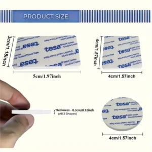 Lotto 30Pzi Adesivi in Schiuma EVA Biadesivi Doppia Faccia Forti