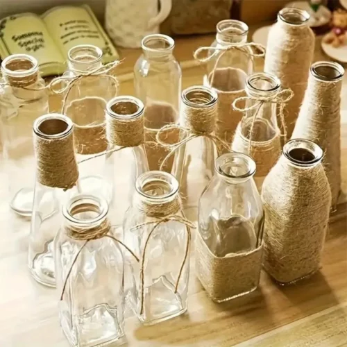 SPAGO DI LUTA ROTOLO DA 100M PER CONFEZIONI REGALO GIARDINAGGIO CORDA DI LUTA