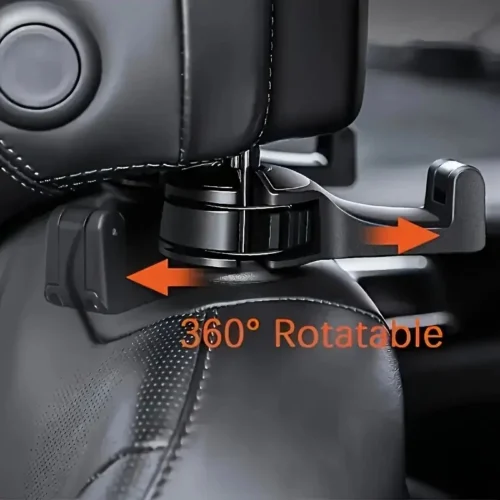 SUPPORTO PORTA CELLULARE SMARTPHONE PER AUTO GANCIO POGGIATESTA SEDILE POSTERIOR