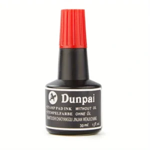 Inchiostro ricarica timbri tamponi deposito NERO plastica 30ml