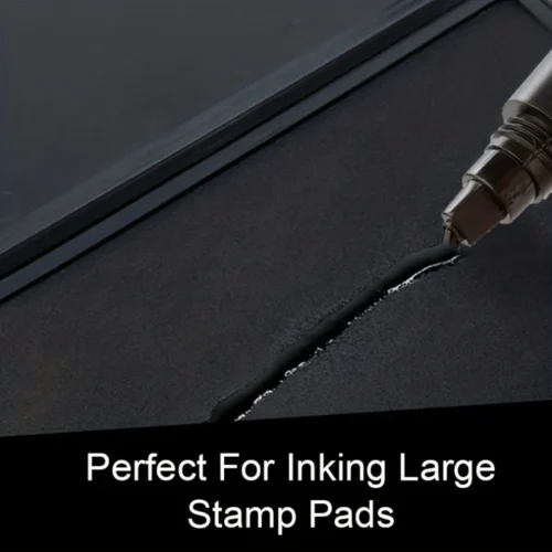 Inchiostro ricarica timbri tamponi deposito NERO plastica 30ml