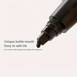 Inchiostro ricarica timbri tamponi deposito NERO plastica 30ml