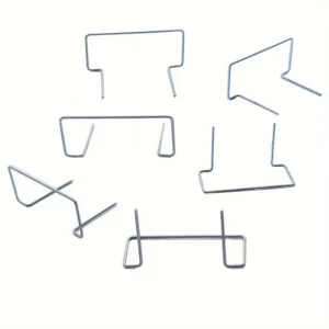 100pz graffette U scanalate 0.8mm ufficio cancelleria materiali