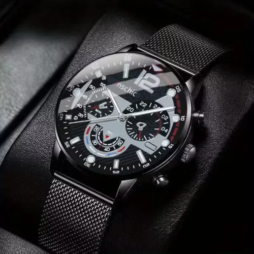 Orologio Quarzo Casual Uomo Regalo Stile Informale Padri Amici Cari