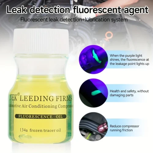 1pz olio fluorescente UV 60g rilevatore perdite sistema auto aria condizionata
