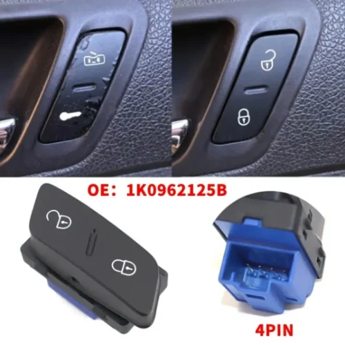Interruttore centrale blocco porta per VW Golf Jetta Tiguan CC 1K0962125B 4 pin