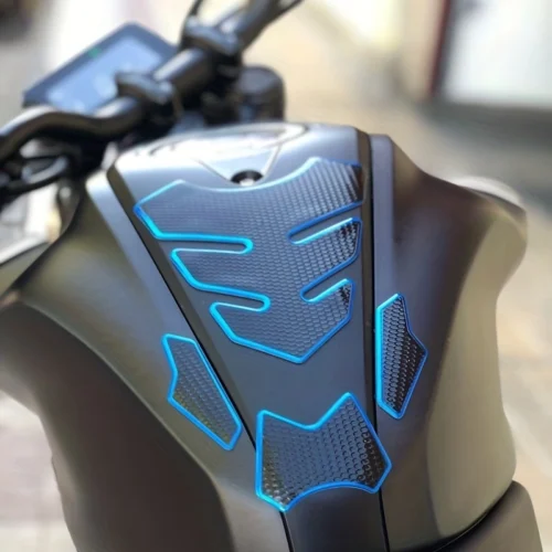 1pz protezione serbatoio moto 3D ROSSA copertura resistente ultraleggero