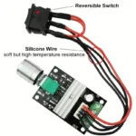 Regolatore di Velocità Motore DC 6V/12V/24V/28V 3A 80W con PWM e Interruttore